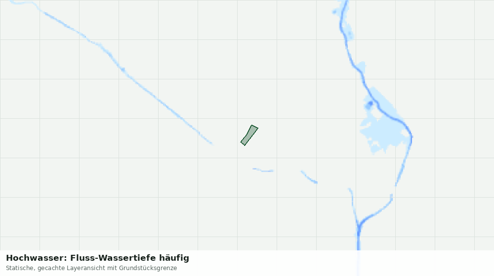 Statische Kartenansicht: Hochwasser: Fluss-Wassertiefe häufig