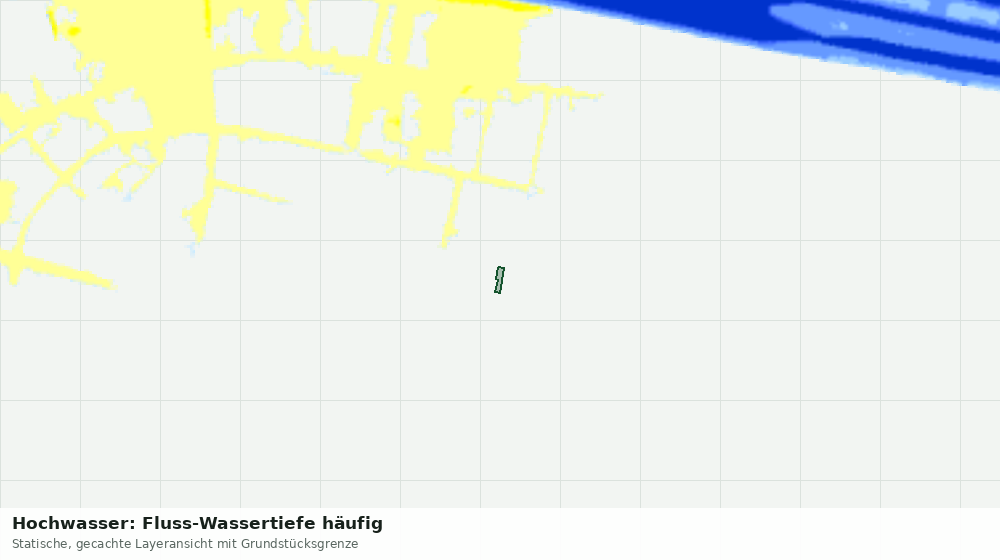 Statische Kartenansicht: Hochwasser: Fluss-Wassertiefe häufig