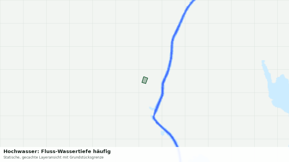 Statische Kartenansicht: Hochwasser: Fluss-Wassertiefe häufig