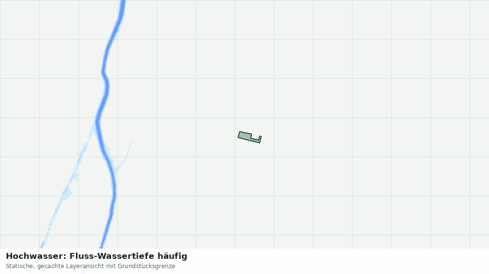 Statische Kartenansicht: Hochwasser: Fluss-Wassertiefe häufig
