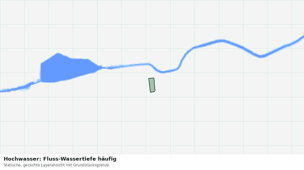 Statische Kartenansicht: Hochwasser: Fluss-Wassertiefe häufig