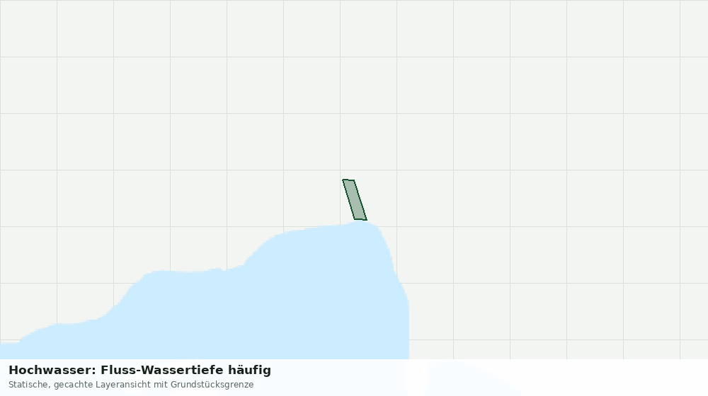 Statische Kartenansicht: Hochwasser: Fluss-Wassertiefe häufig