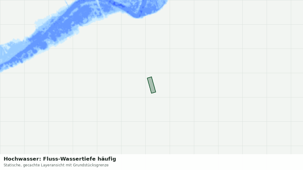 Statische Kartenansicht: Hochwasser: Fluss-Wassertiefe häufig