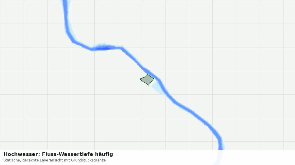 Statische Kartenansicht: Hochwasser: Fluss-Wassertiefe häufig