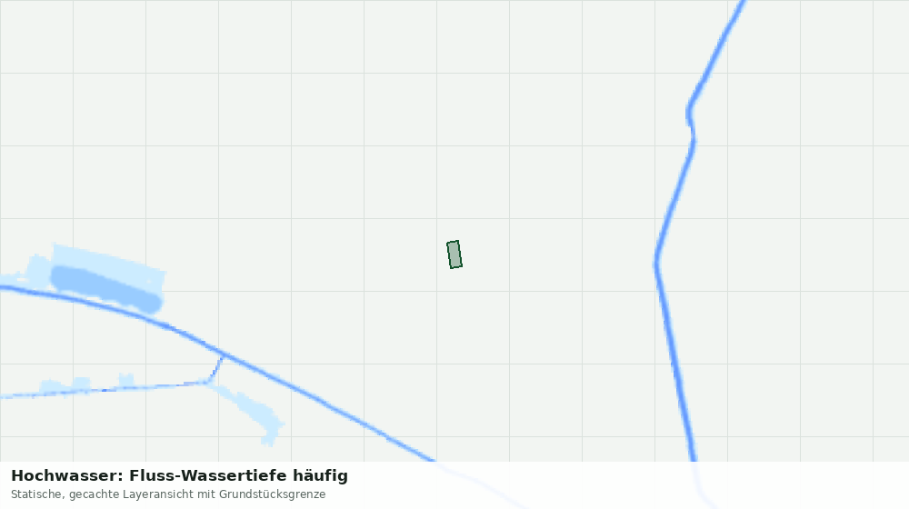 Statische Kartenansicht: Hochwasser: Fluss-Wassertiefe häufig