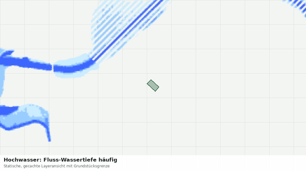 Statische Kartenansicht: Hochwasser: Fluss-Wassertiefe häufig