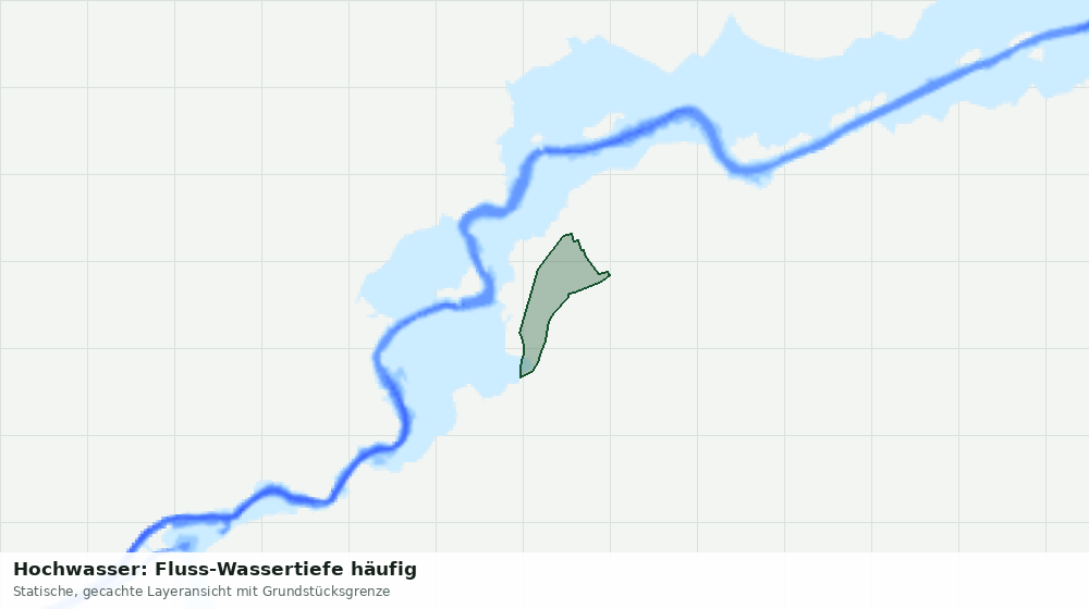 Statische Kartenansicht: Hochwasser: Fluss-Wassertiefe häufig