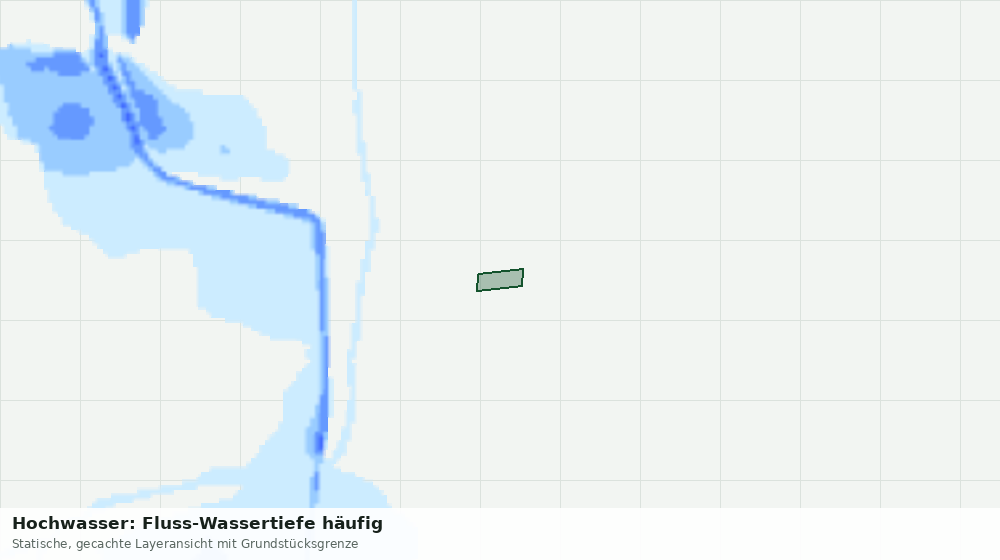Statische Kartenansicht: Hochwasser: Fluss-Wassertiefe häufig