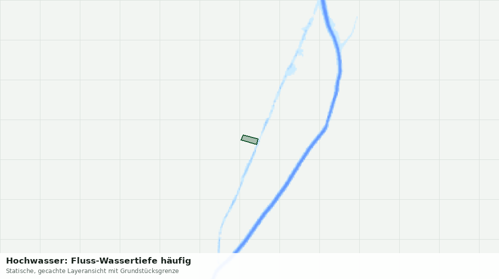 Statische Kartenansicht: Hochwasser: Fluss-Wassertiefe häufig