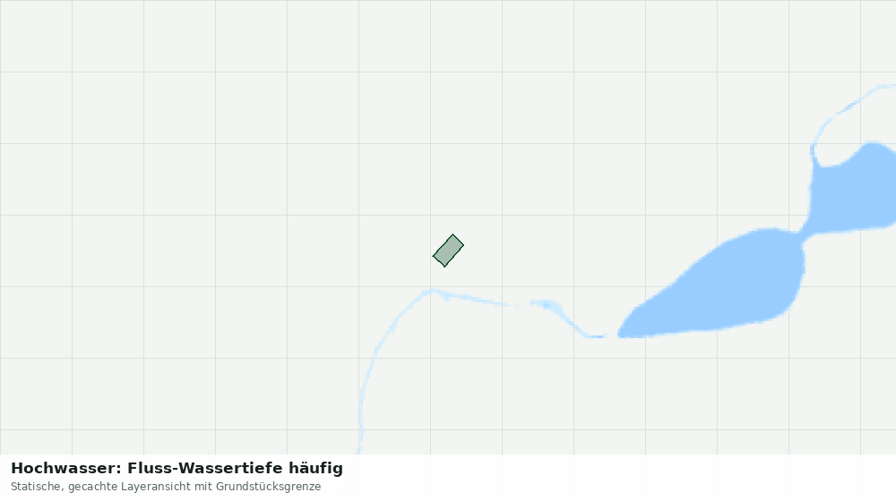 Statische Kartenansicht: Hochwasser: Fluss-Wassertiefe häufig
