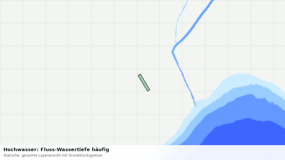 Statische Kartenansicht: Hochwasser: Fluss-Wassertiefe häufig