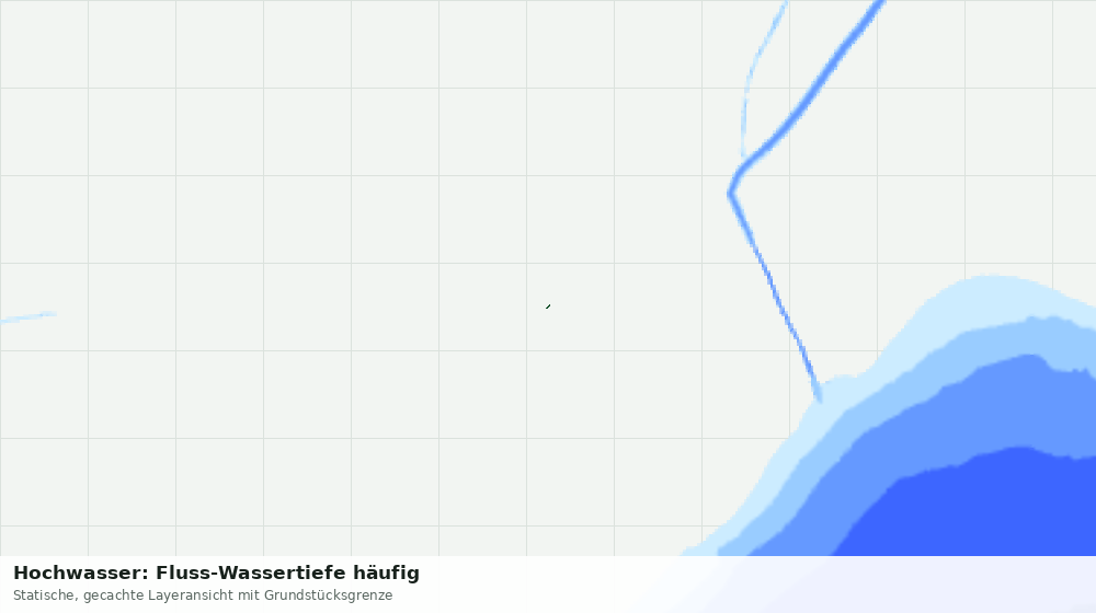Statische Kartenansicht: Hochwasser: Fluss-Wassertiefe häufig