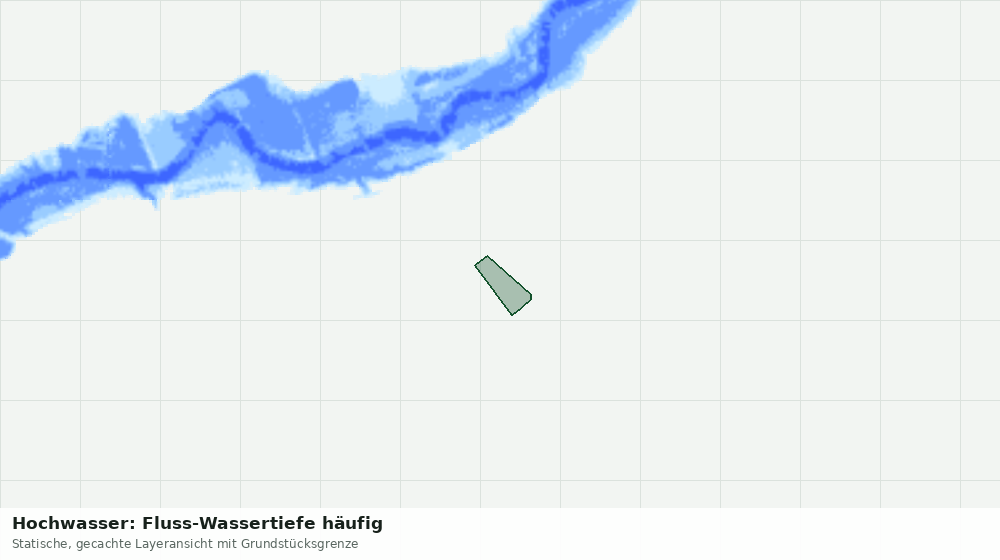 Statische Kartenansicht: Hochwasser: Fluss-Wassertiefe häufig