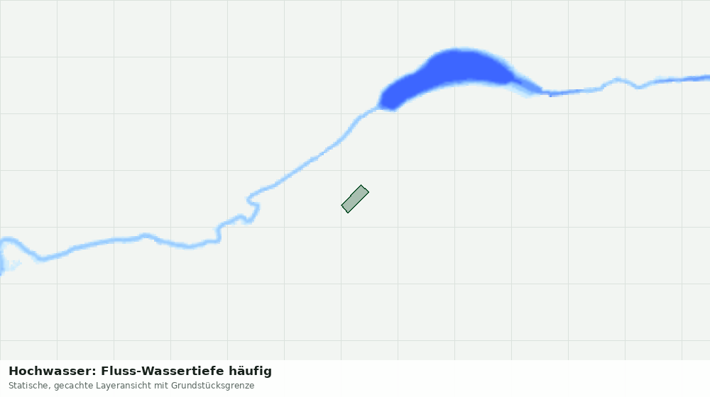 Statische Kartenansicht: Hochwasser: Fluss-Wassertiefe häufig