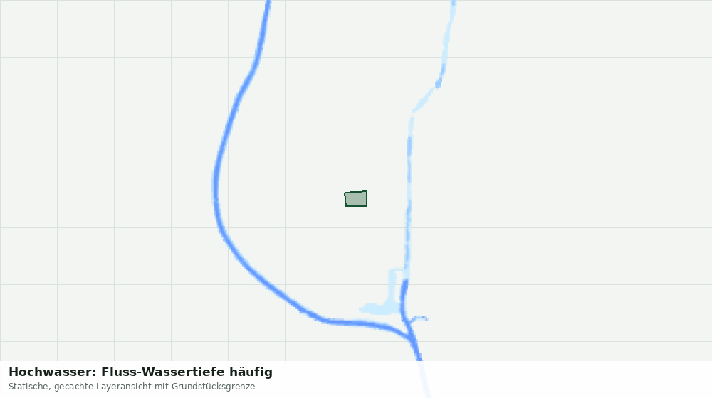 Statische Kartenansicht: Hochwasser: Fluss-Wassertiefe häufig