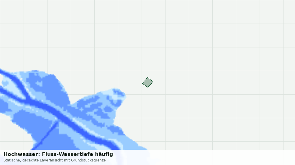 Statische Kartenansicht: Hochwasser: Fluss-Wassertiefe häufig