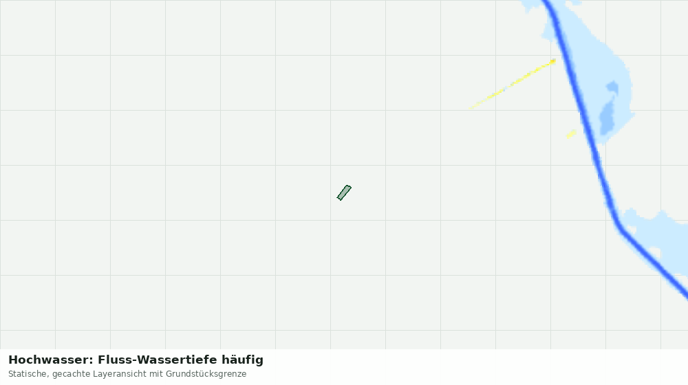 Statische Kartenansicht: Hochwasser: Fluss-Wassertiefe häufig