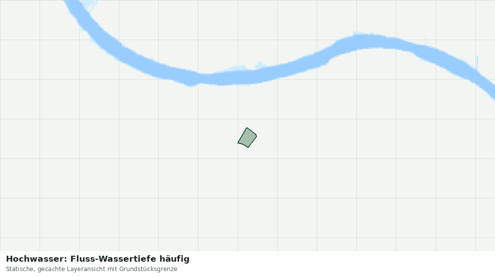 Statische Kartenansicht: Hochwasser: Fluss-Wassertiefe häufig