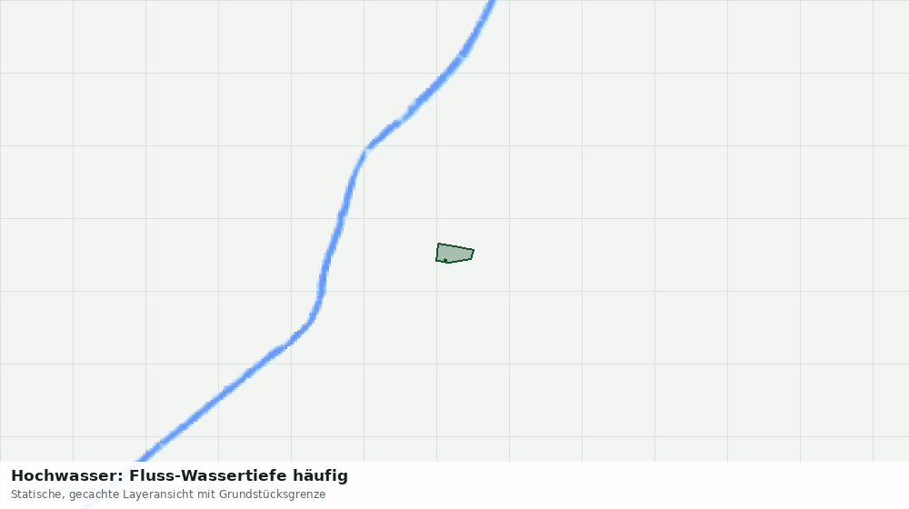 Statische Kartenansicht: Hochwasser: Fluss-Wassertiefe häufig