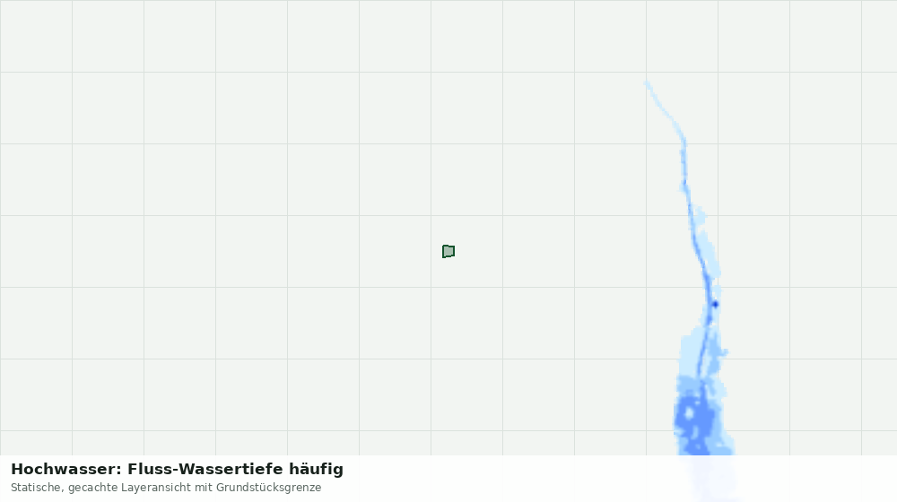 Statische Kartenansicht: Hochwasser: Fluss-Wassertiefe häufig