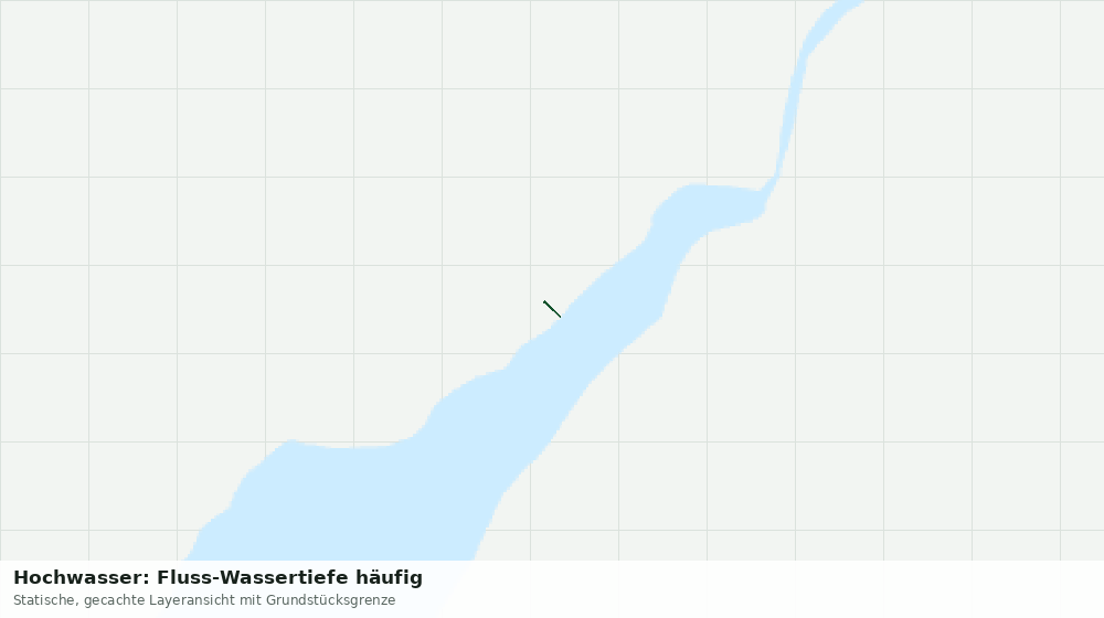 Statische Kartenansicht: Hochwasser: Fluss-Wassertiefe häufig