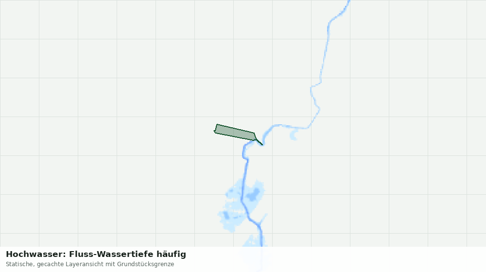 Statische Kartenansicht: Hochwasser: Fluss-Wassertiefe häufig