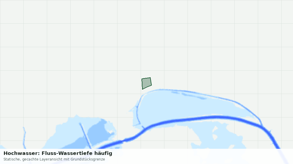 Statische Kartenansicht: Hochwasser: Fluss-Wassertiefe häufig