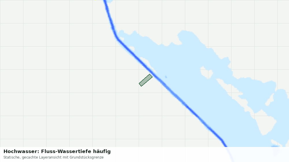 Statische Kartenansicht: Hochwasser: Fluss-Wassertiefe häufig