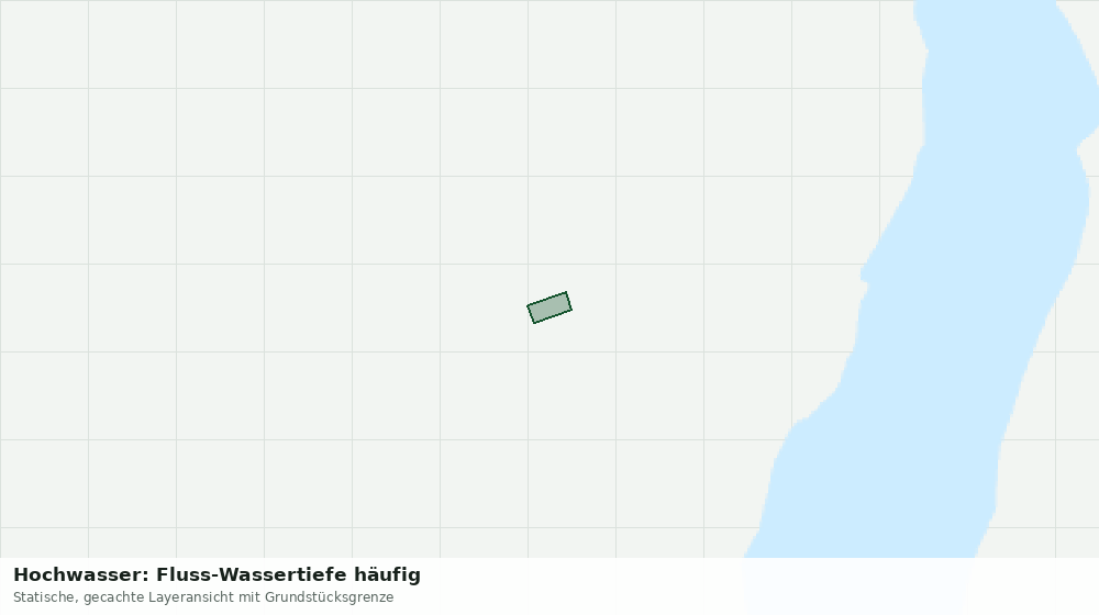 Statische Kartenansicht: Hochwasser: Fluss-Wassertiefe häufig