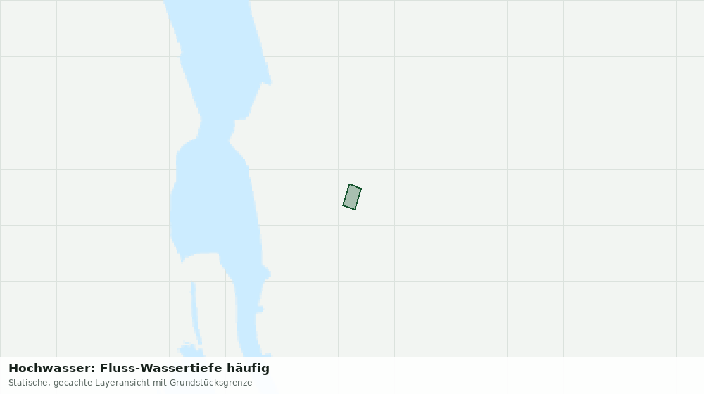 Statische Kartenansicht: Hochwasser: Fluss-Wassertiefe häufig