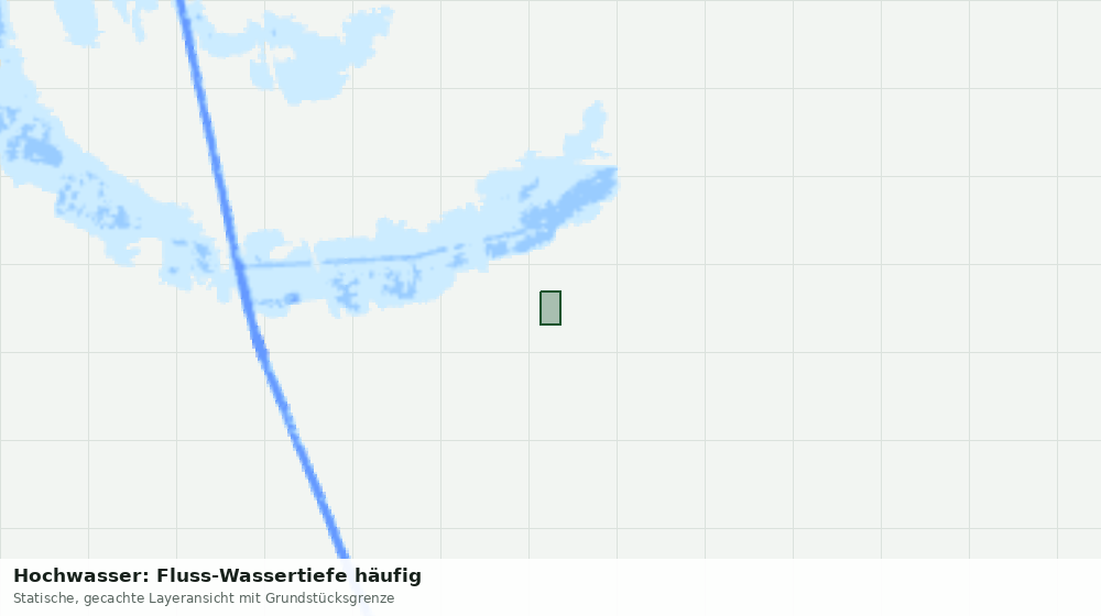 Statische Kartenansicht: Hochwasser: Fluss-Wassertiefe häufig