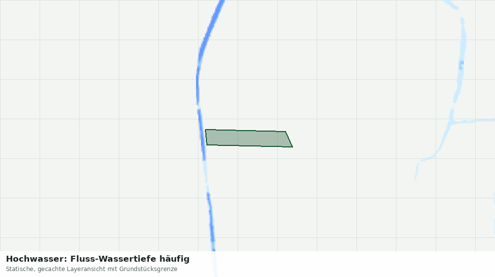 Statische Kartenansicht: Hochwasser: Fluss-Wassertiefe häufig