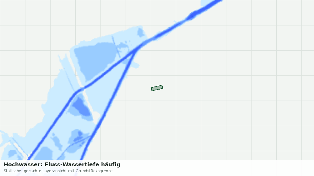 Statische Kartenansicht: Hochwasser: Fluss-Wassertiefe häufig