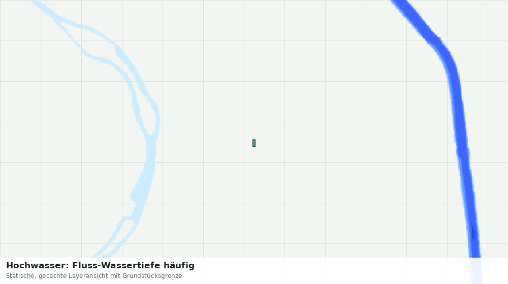 Statische Kartenansicht: Hochwasser: Fluss-Wassertiefe häufig