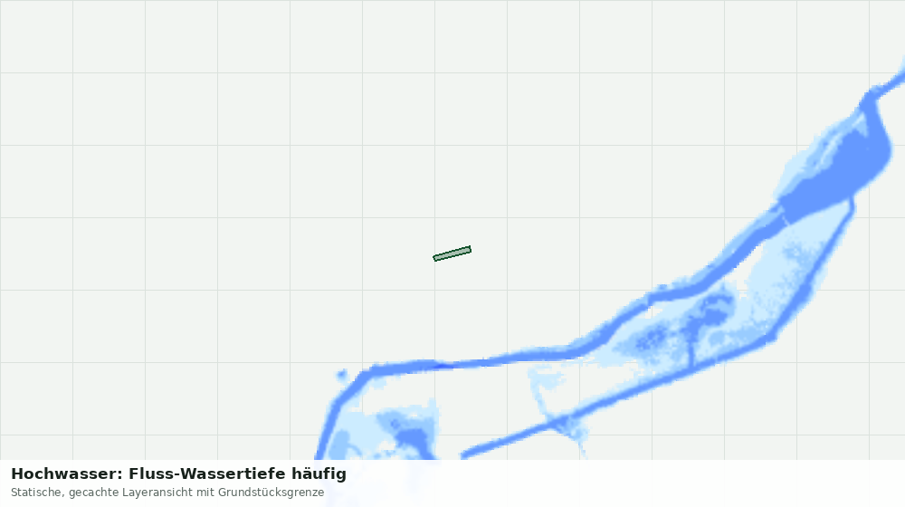 Statische Kartenansicht: Hochwasser: Fluss-Wassertiefe häufig