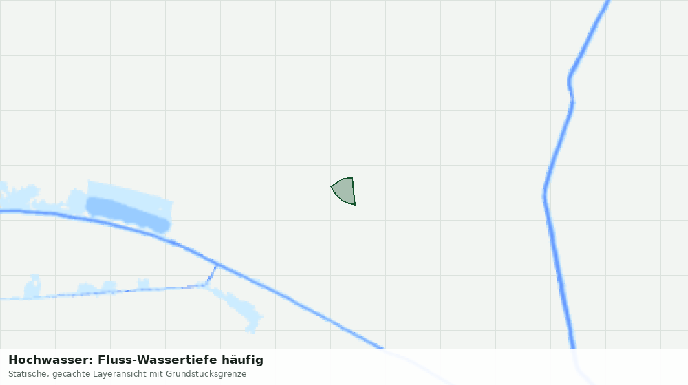 Statische Kartenansicht: Hochwasser: Fluss-Wassertiefe häufig