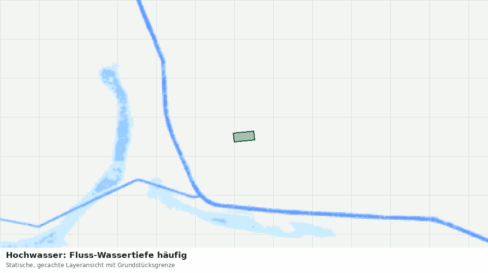 Statische Kartenansicht: Hochwasser: Fluss-Wassertiefe häufig