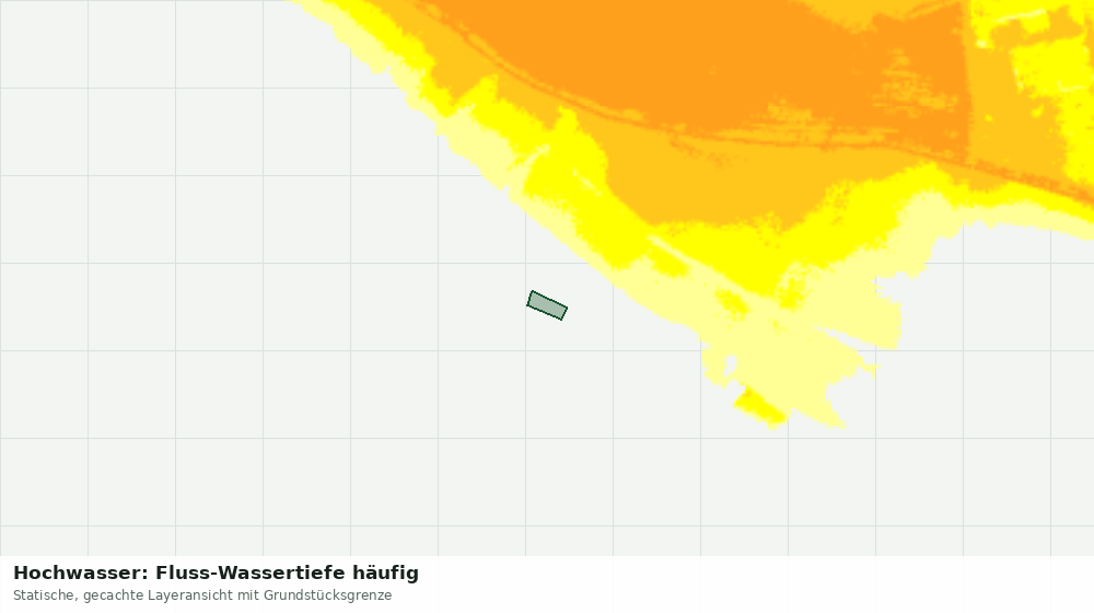Statische Kartenansicht: Hochwasser: Fluss-Wassertiefe häufig