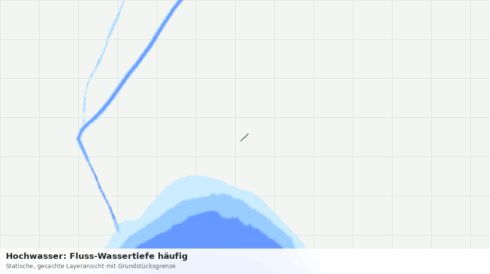 Statische Kartenansicht: Hochwasser: Fluss-Wassertiefe häufig