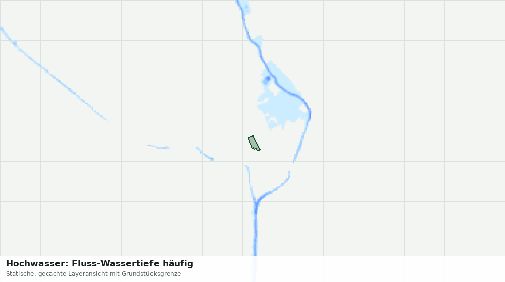 Statische Kartenansicht: Hochwasser: Fluss-Wassertiefe häufig