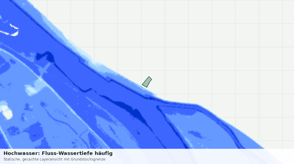 Statische Kartenansicht: Hochwasser: Fluss-Wassertiefe häufig