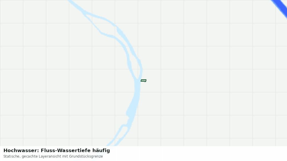Statische Kartenansicht: Hochwasser: Fluss-Wassertiefe häufig