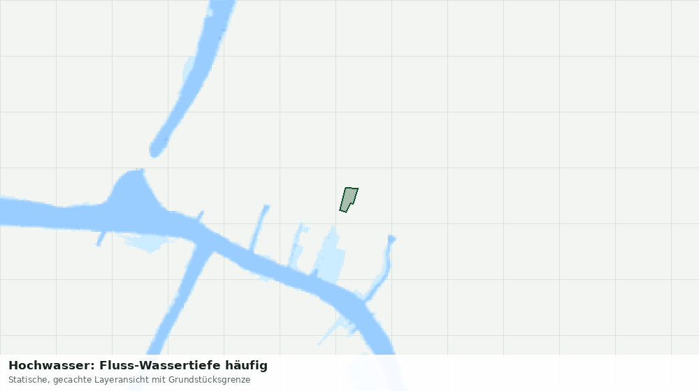 Statische Kartenansicht: Hochwasser: Fluss-Wassertiefe häufig