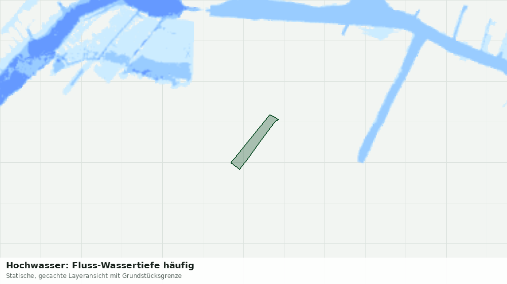 Statische Kartenansicht: Hochwasser: Fluss-Wassertiefe häufig