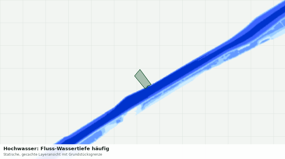 Statische Kartenansicht: Hochwasser: Fluss-Wassertiefe häufig