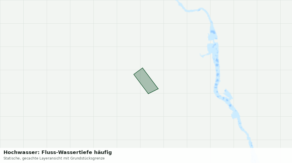 Statische Kartenansicht: Hochwasser: Fluss-Wassertiefe häufig
