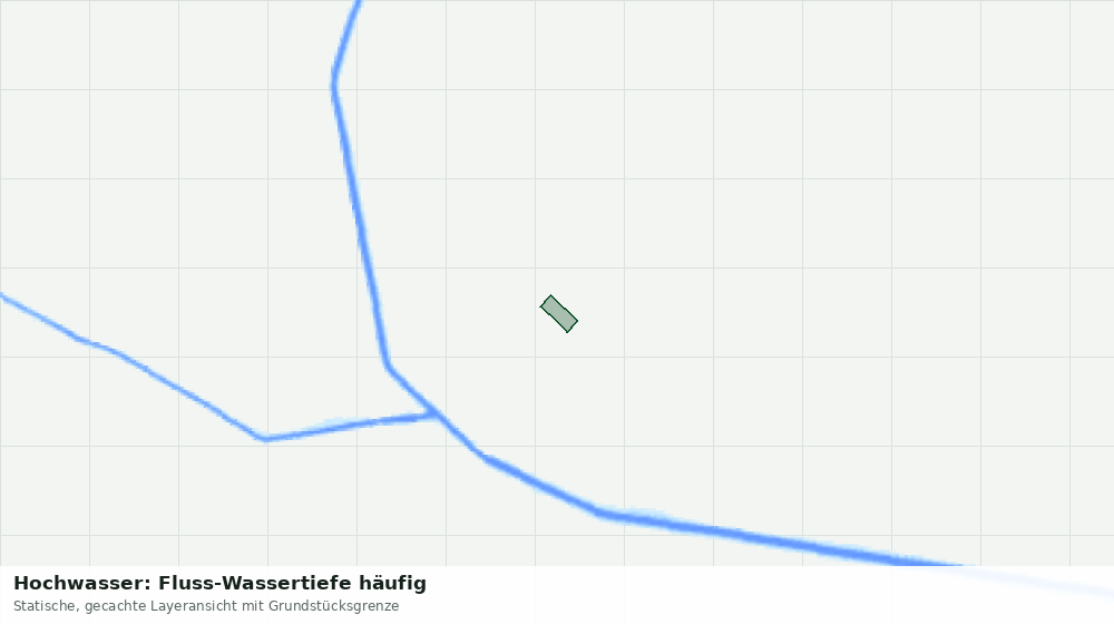 Statische Kartenansicht: Hochwasser: Fluss-Wassertiefe häufig