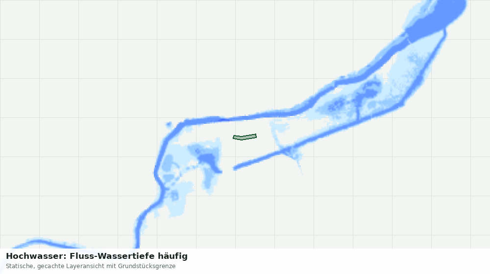 Statische Kartenansicht: Hochwasser: Fluss-Wassertiefe häufig