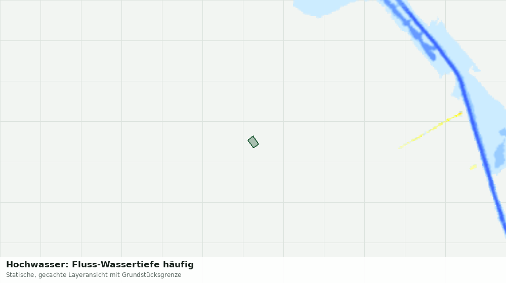 Statische Kartenansicht: Hochwasser: Fluss-Wassertiefe häufig