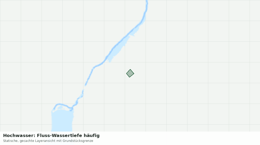 Statische Kartenansicht: Hochwasser: Fluss-Wassertiefe häufig